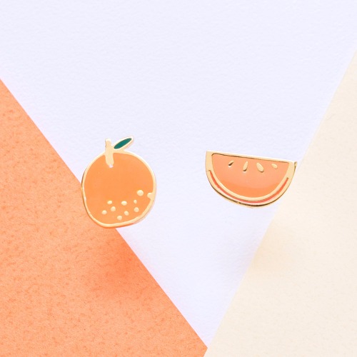 Little OH! 桔子 | 橘子 手作耳環