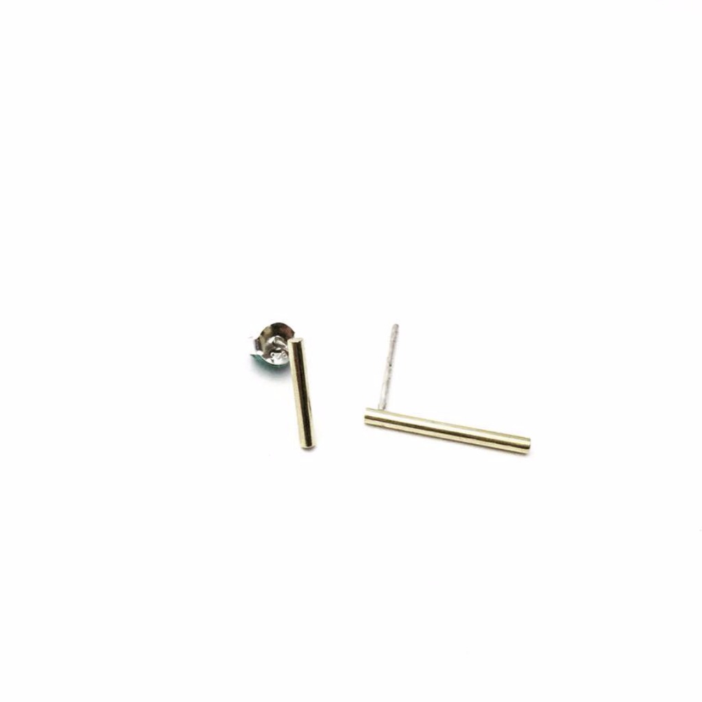簡約式黃銅耳環/brass earring
