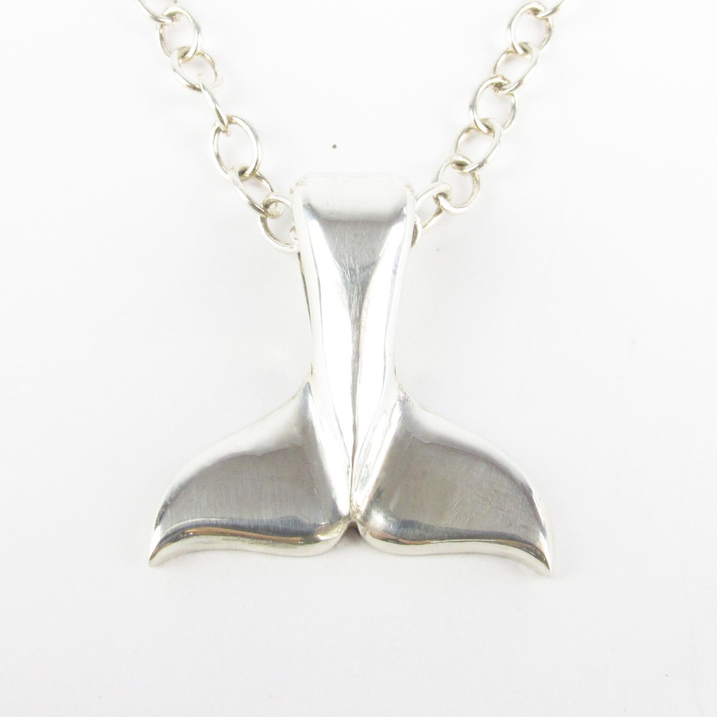 【Diving silver】925銀海洋潛水銀飾--鯨魚尾墜飾 Ⅰ
