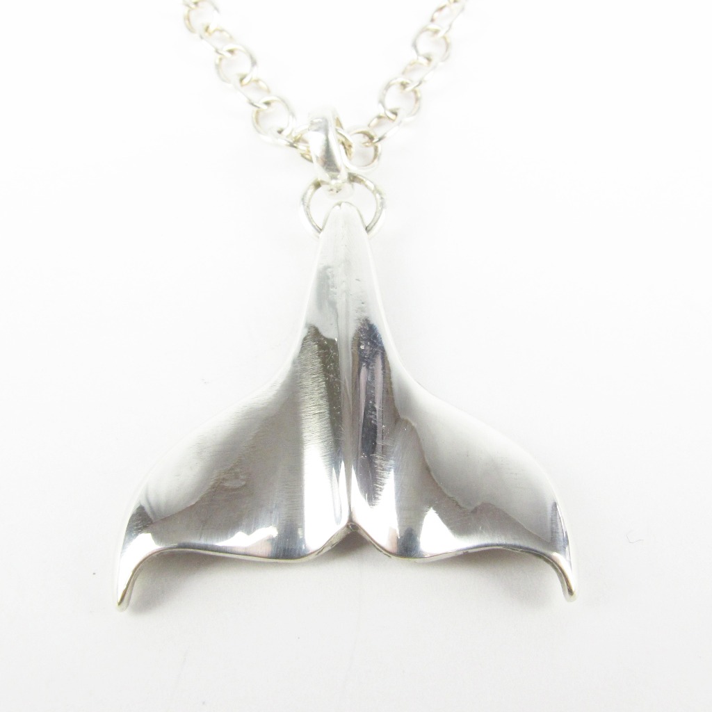 【Diving silver】925銀海洋潛水銀飾--鯨魚尾墜飾 Ⅱ