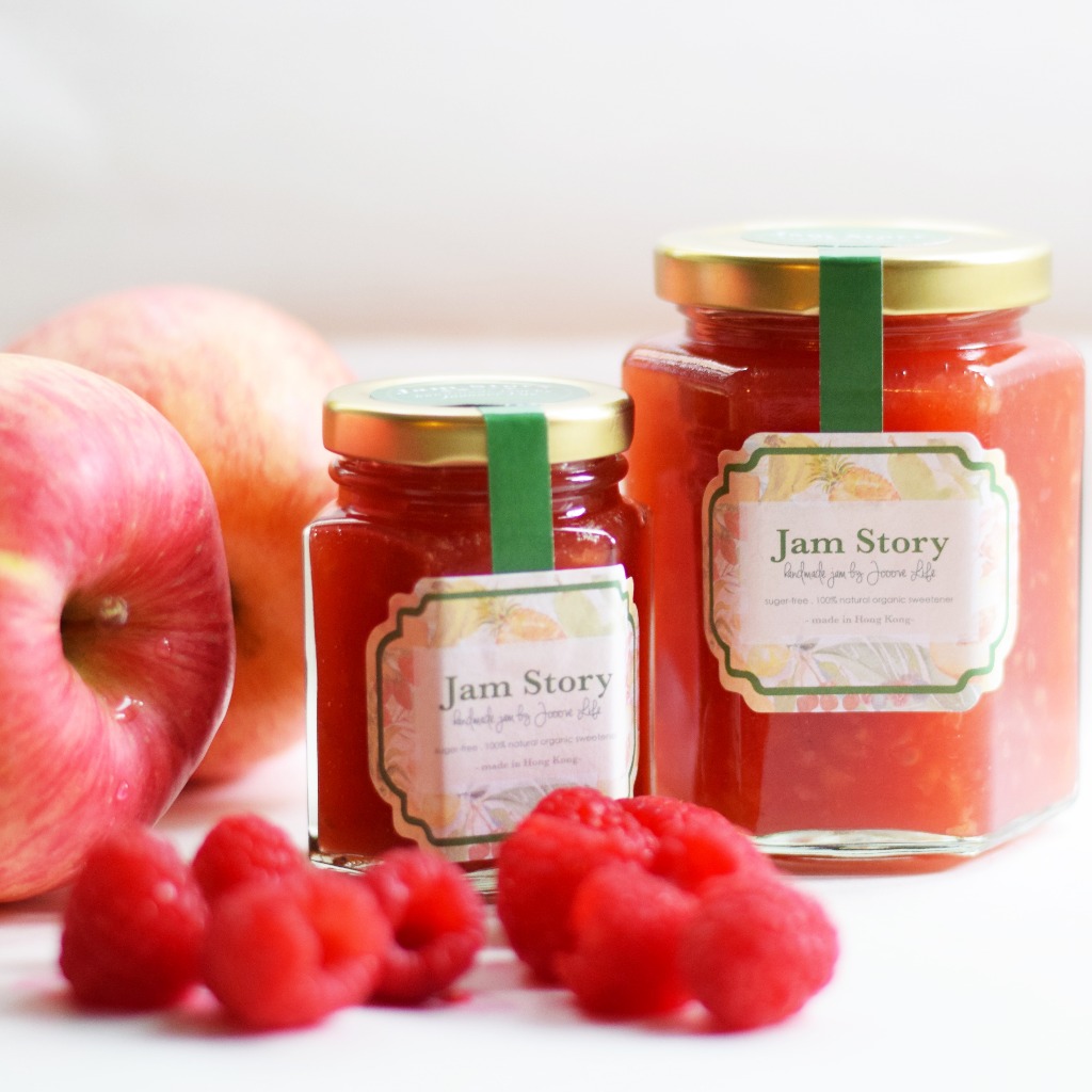 無糖蘋果紅莓果醬 Sugar free Apple Raspberry Jam (100g)