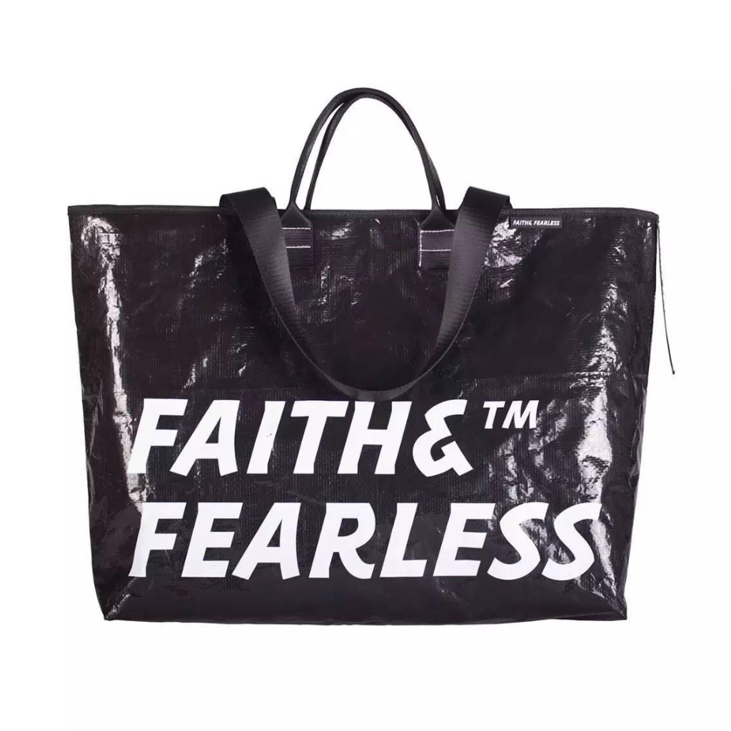 Faith & Fearless_Pop Bag袋(黑珍珠)