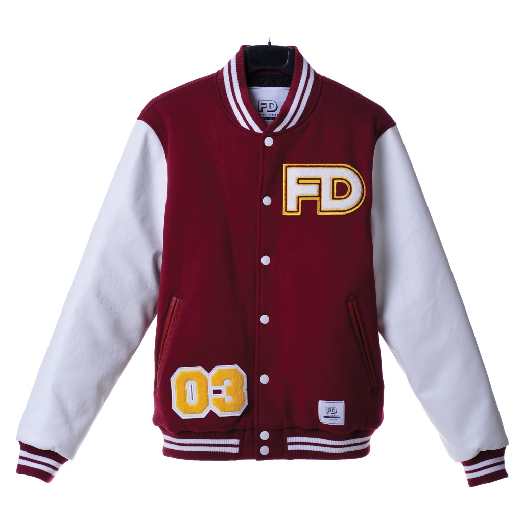 Fool's Day Baseball Jacket Red