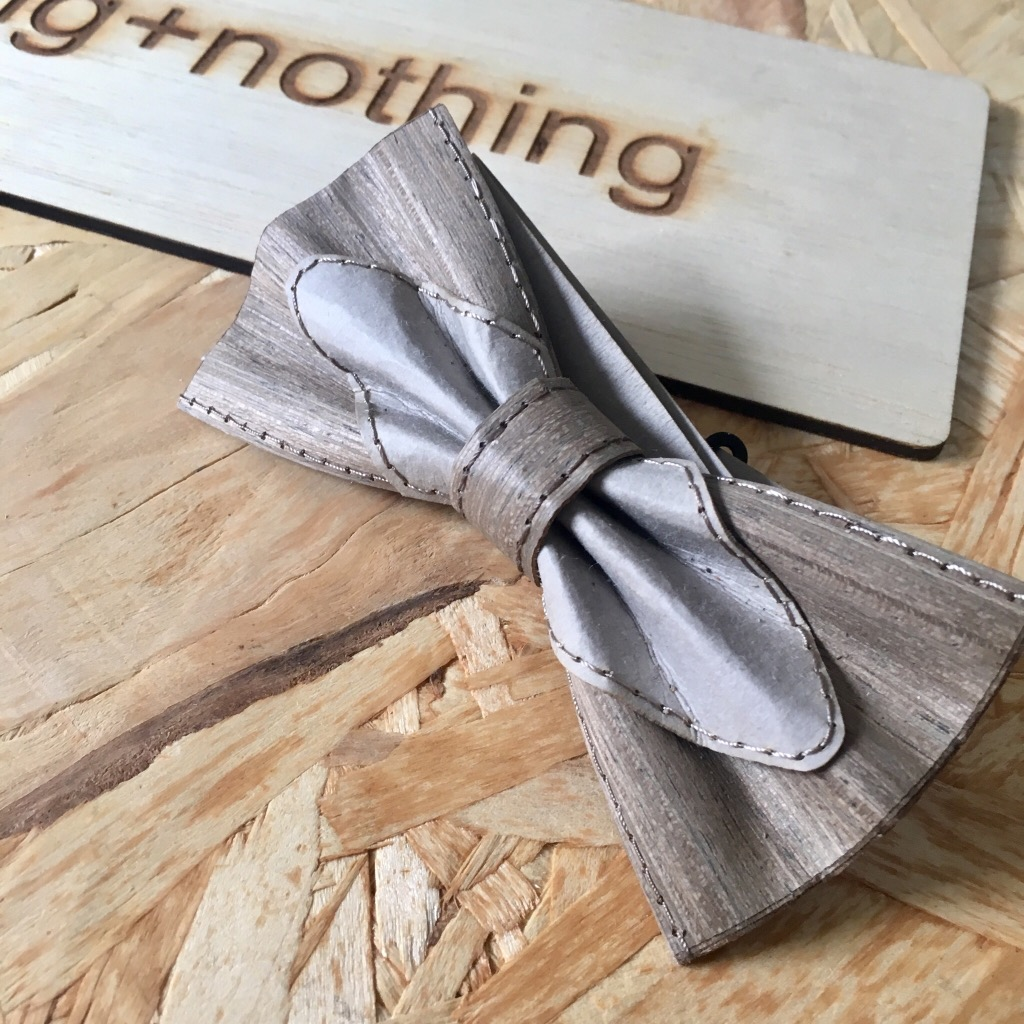 木製bow tie