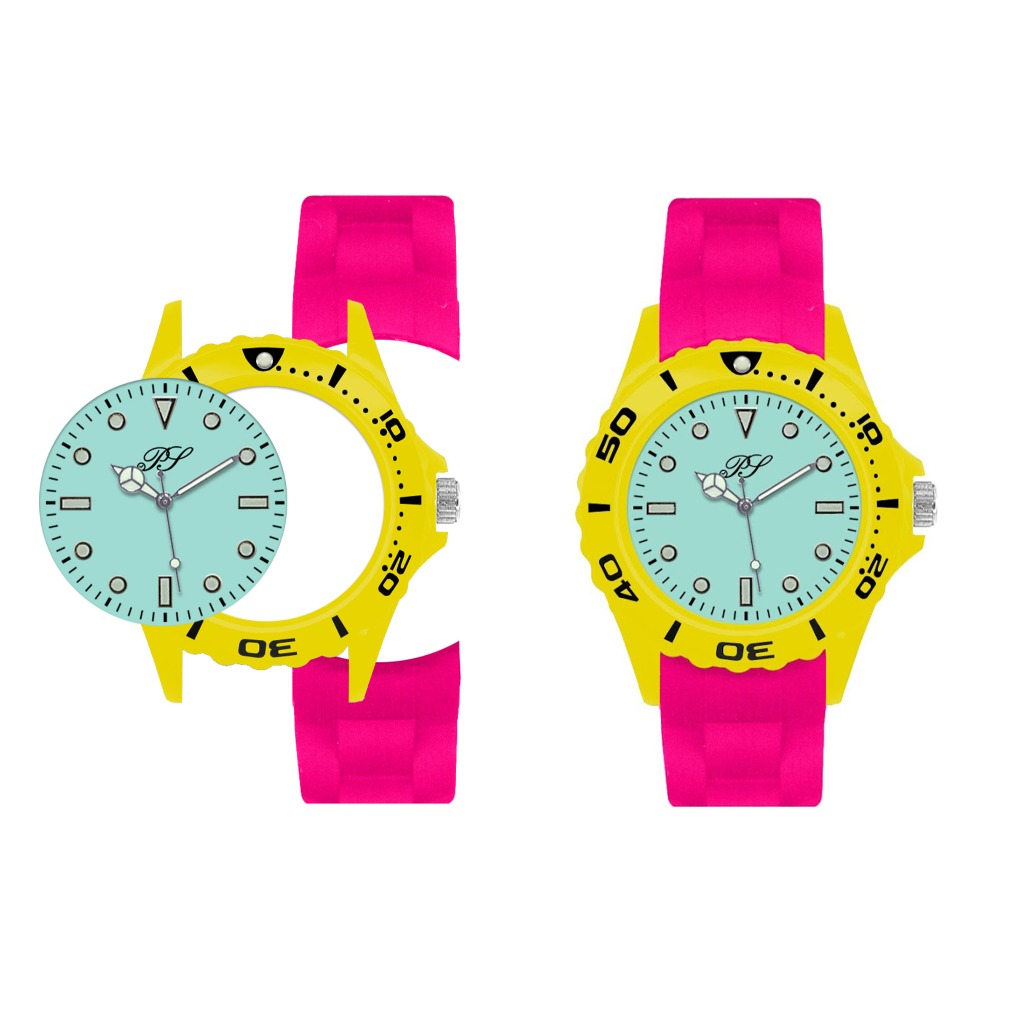 自己配搭錶殼錶面錶帶顏色的個人化手錶 | Color Match Junior | PS IN TIME